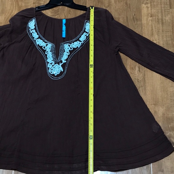 Free People Oversized 💯% Cotton Blouse Sz XS - Picture 7 of 11